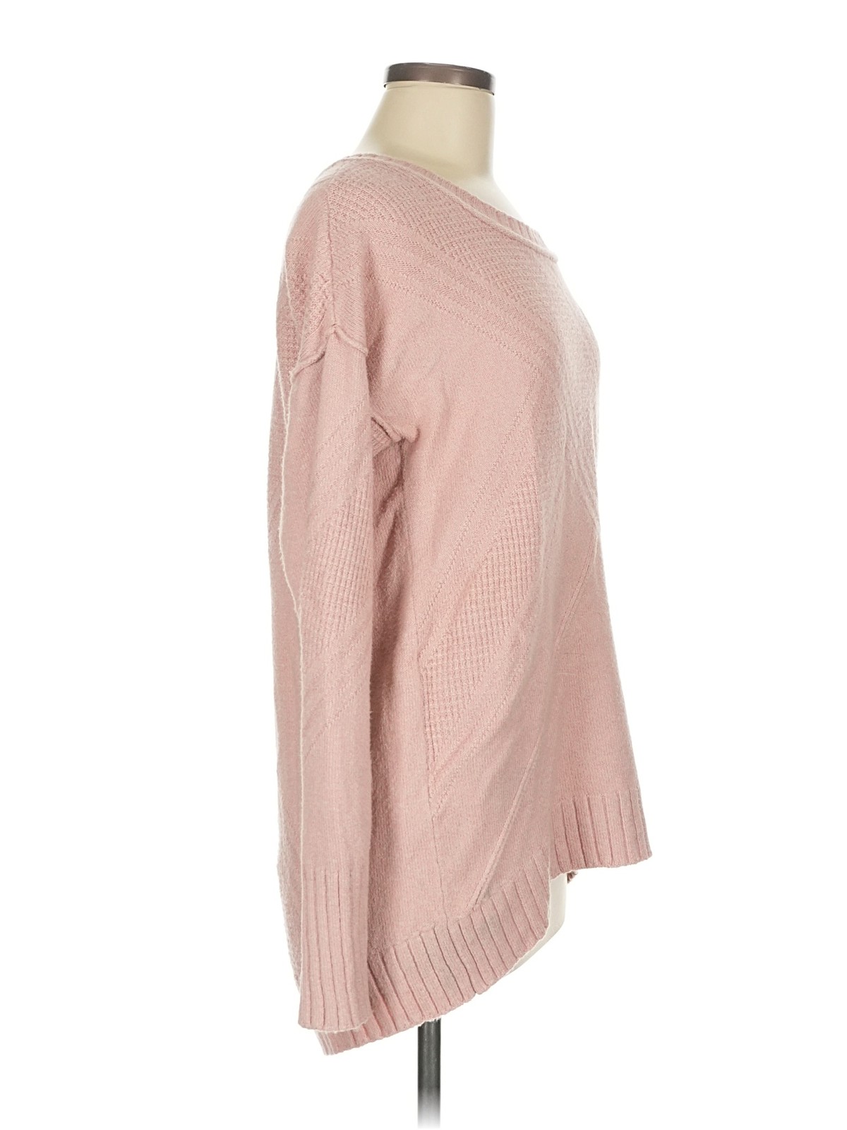 CALVIN KLEIN JEANS Women Pink Pullover Sweater M thumbnail 3