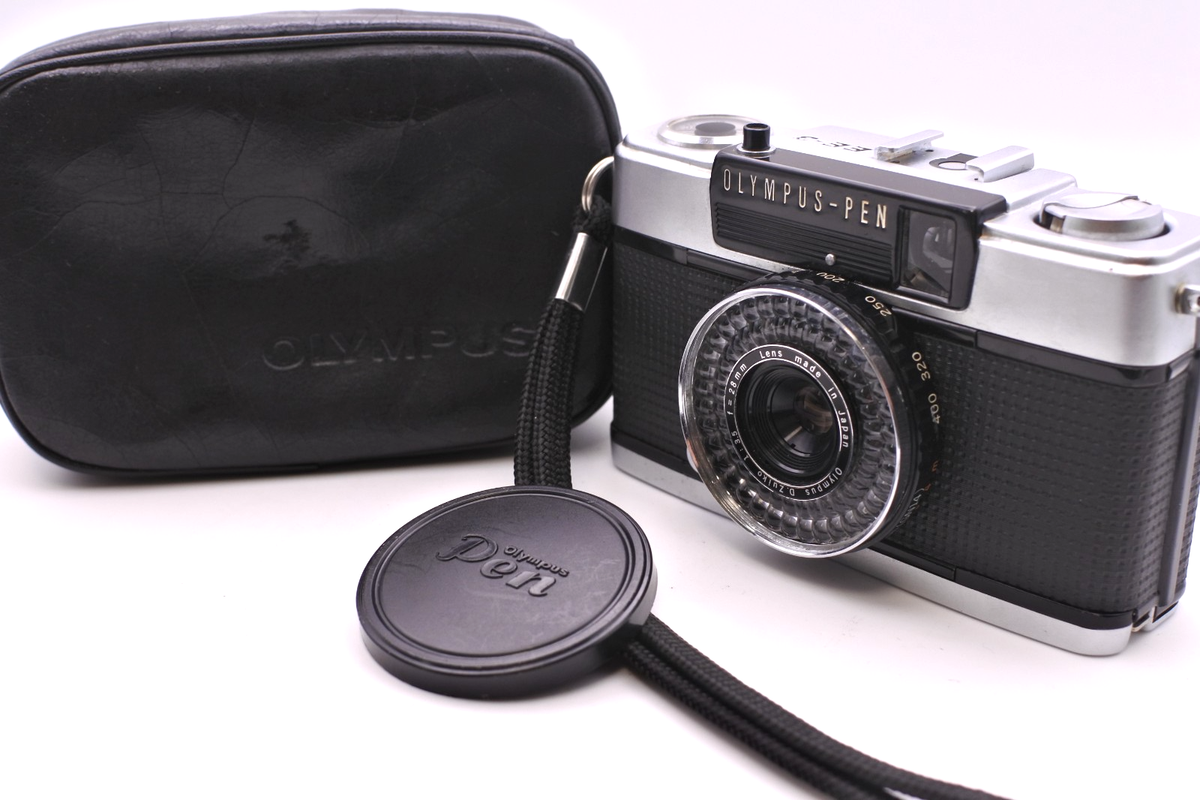 NEAR MINT] Olympus Pen EE-3 Half Frame Film Camera Red flag OK