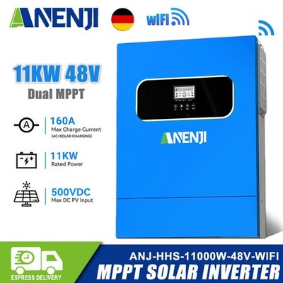 ANENJI Hybrid Solar Inverter Wechselrichter MPPT Charge 2KW 4.2KW 5KW 6.2KW 11KW