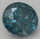 Cert 4.69 Carat Vivid Blue SI2 Round Brilliant Natural Enhanced Diamond 10.3mm — photo 3