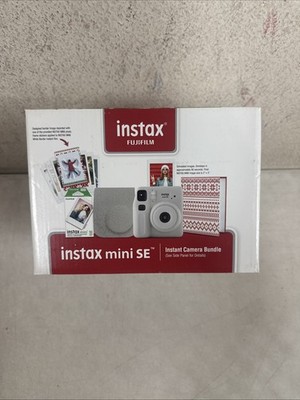 Fujifilm Instax Mini SE Instant 5MP Camera Bundle Gray