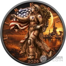 CONQUEST OF MARS American Eagle 1 Oz Silber Münze 1$ USA 2026
