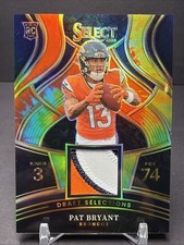 2025 Select Football Draft Selections Pat Bryant #DSM-PBT Tie-Dye /25 (RC) (AU)