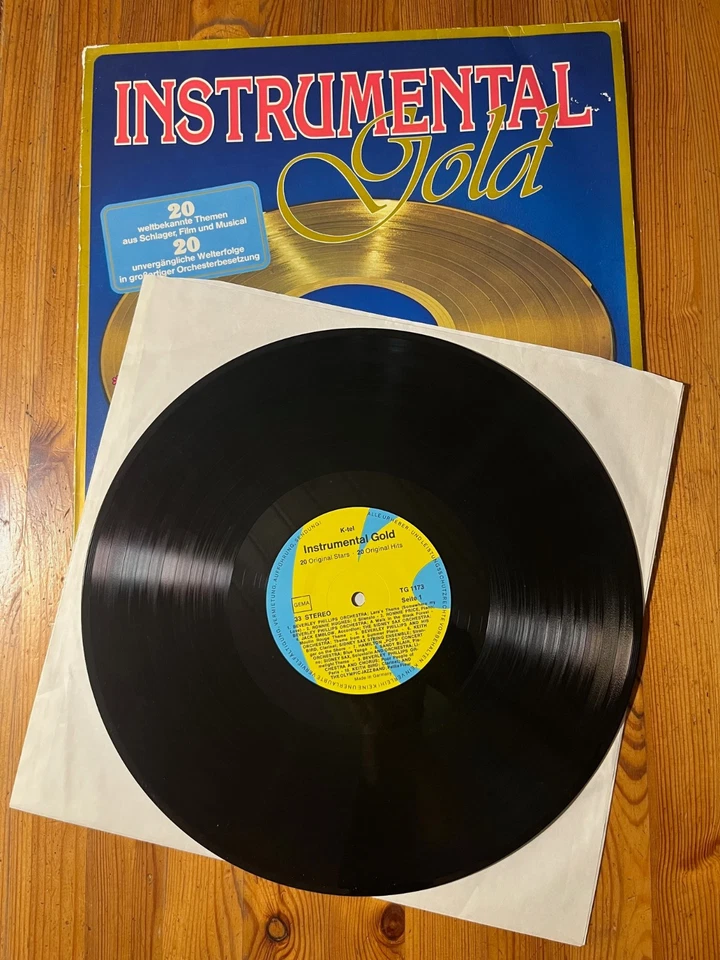 Instrumental Gold - 20 Original Stars - 20 Original Hits, LP Vinyl 12" 1978 - Bild 3 von 3