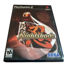 Nightshade Sony PlayStation 2 Game Manual Tested Works PS2