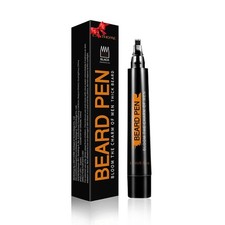Beard Pencil Filler for Men Black Four-Fork Tip Waterproof Styling Pen