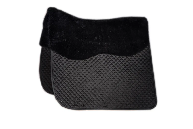 FleeceWorks Therawool Perfect Balance Dressage almofada de sela quadrada com calços  - Imagem 3 de 4