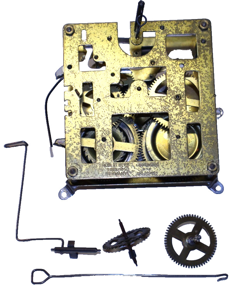 Hubert Herr 8-Day Cuckoo Clock Movement Triberg Germany PARTS ONLY (B2)