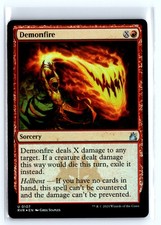 FOIL Demonfire Ravnica Remastered Uncommon – MTG Magic the Gathering Card