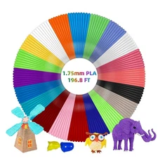 Geeetech 20 Colors PLA 3D Pen Filament Refills, 1.75mm 3D Pen Filament, Each ...
