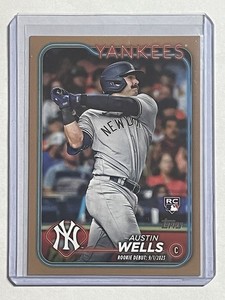 2024 Topps Update Series - Rookie Debut Austin Wells #US325 Gold /2024 (RC)