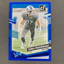 Aidan Hutchinson 2023 Donruss Blue Press Proof #94 Detroit Lions
