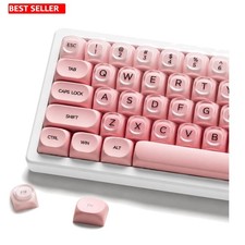 Keycaps 132 Keys PBT Jelly Creamy MOA Profile MX Compatible Mechanical Keyboard