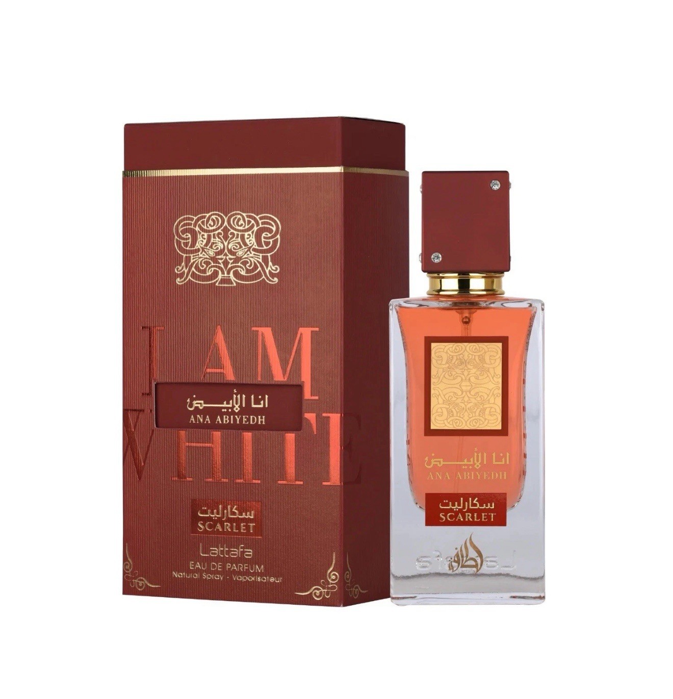 Ana Abiyedh Scarlet EDP Perfume By Lattafa 60 ML🥇Hot New Release Fragrance🥇