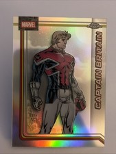 2026 Topps Chrome Marvel Comics Captain Britain #20 Refractor Parallel Card