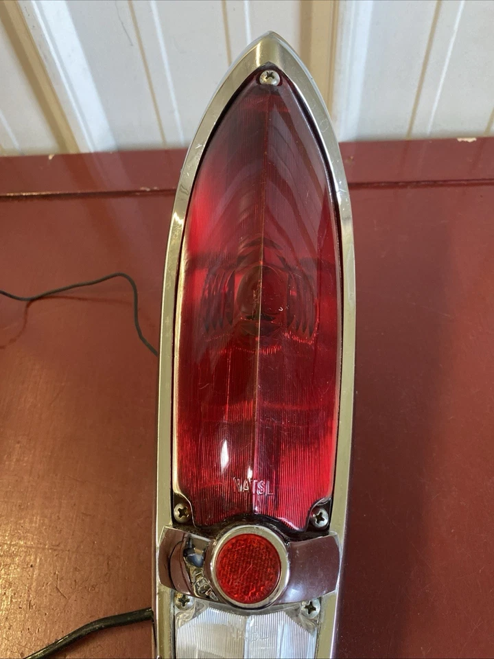 NASH RAMBLER 1956 1957 CARRO PERSONALIZADO CROSS COUNTRY LUZ TRASERA CONJUNTO DE LÁMPARA Foto 4 de 4