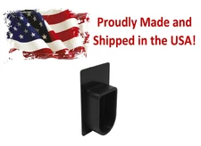 1" Black Plastic Universal End Plug for Deck Drains