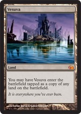 1x Vesuva - Foil Light Play, English From the Vault MTG Magic