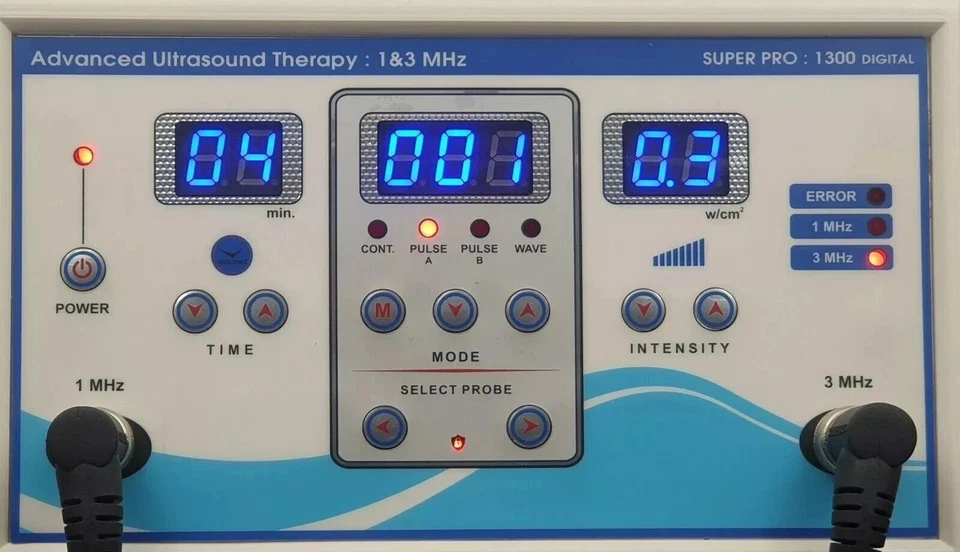 Uso domestico 1MHz e 3MHz dispositivo di terapia ad ultrasuoni uso professionale - Immagine 4 di 4