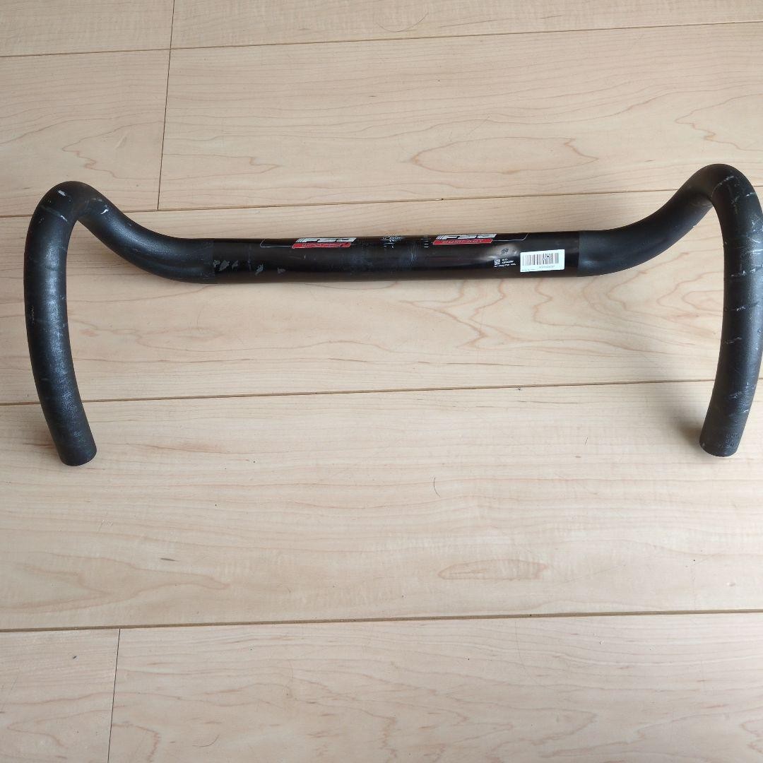 FSA WING PRO COMPACT φ31.8 420mm 黒 FSA Wing Pro Compact Drop Bar 31.8mm 42cm Black Aluminum