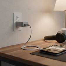 Compact USB Charger for 3DS, 2DS - Safety Features, Travel-Friendly Power Cord