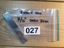 Vintage Record 044 Plane 7/16" Dado Cutter Woodworking Hand Tools Iron Carpentry