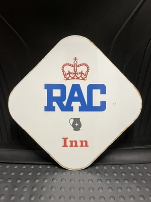 **VERY RARE** ROYAL AUTOMOBILE CLUB DIAMOND SHAPED ENAMEL RAC BADGE ...