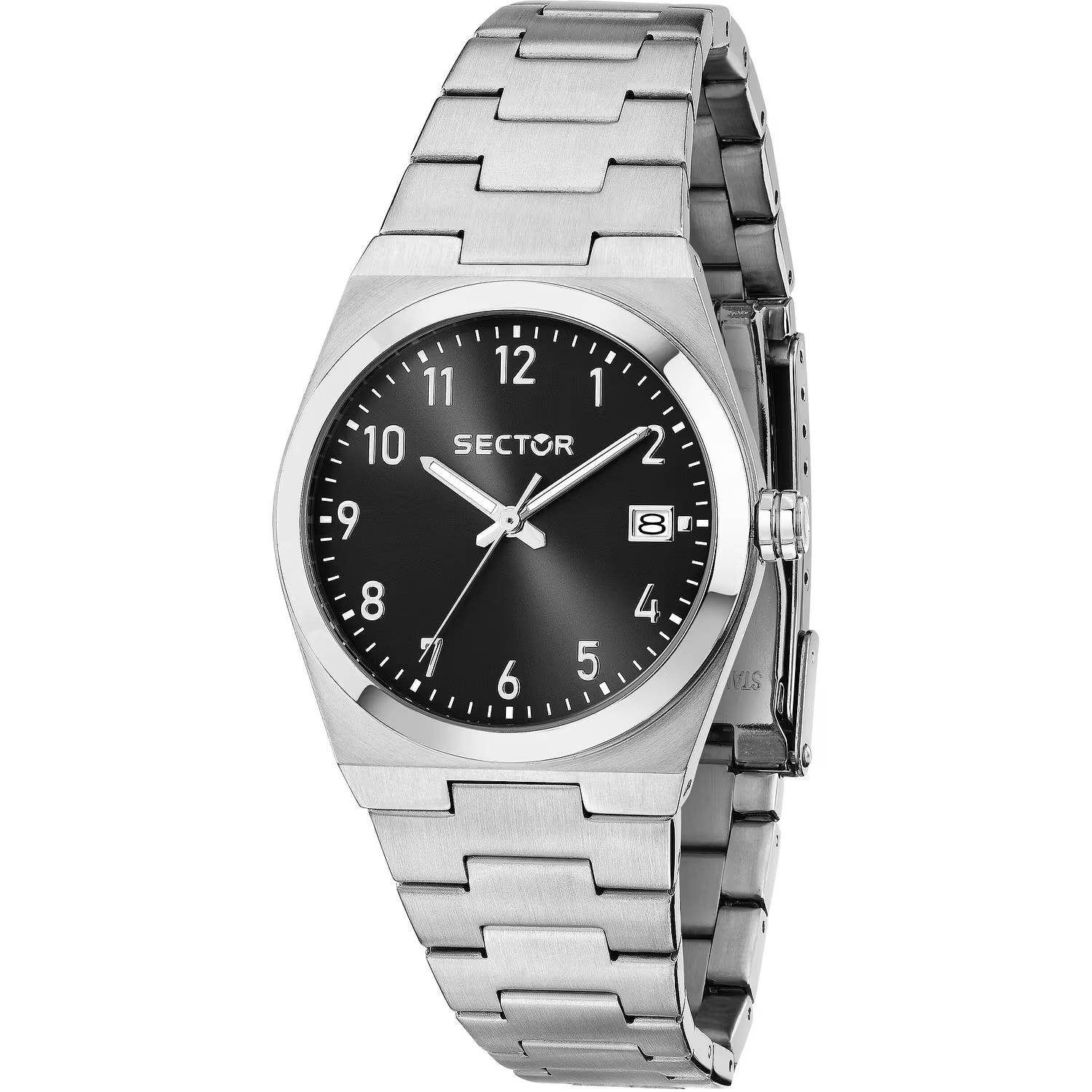 Orologio Sector C300 Nero Donna R3253301501 Watch Acciaio Numeri PRX 34mm