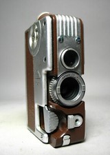 Goerz Minicord III Brown Helgor 1:2 f 2.5cm Subminiature TLR Camera w/Case