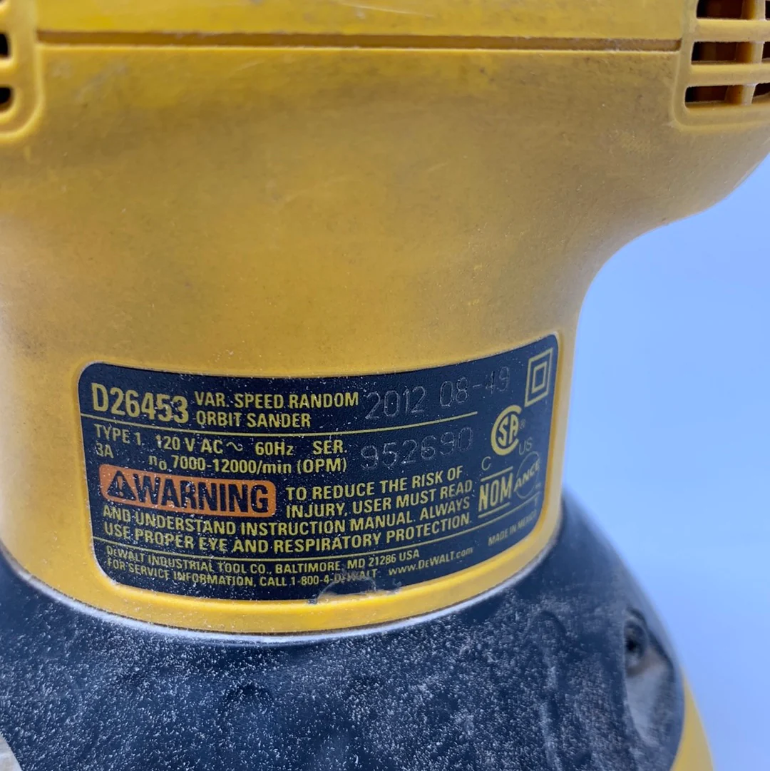DeWalt D26453 Orbital Sander eBay