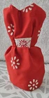 VINTAGE BARBIE SIZE DRESS RED WHITE OOAK