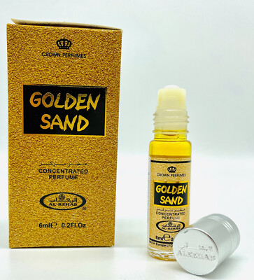 AL REHAB Golden Sand - Parfüm Öl 6ml Misk Oud Amber Perfume Roll On