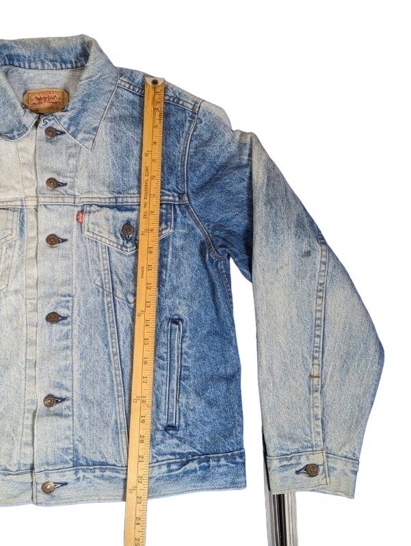 Levi's 70506 VTG Denim Jean Trucker Jacket Sz 42 Sun Levi's 70506 VTG Denim Jean Trucker Jacket Sz 42 Sun