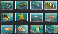 1998 Norfolk Island SG# 666-677 Reef Fish set of 12 Mint MUH MNH