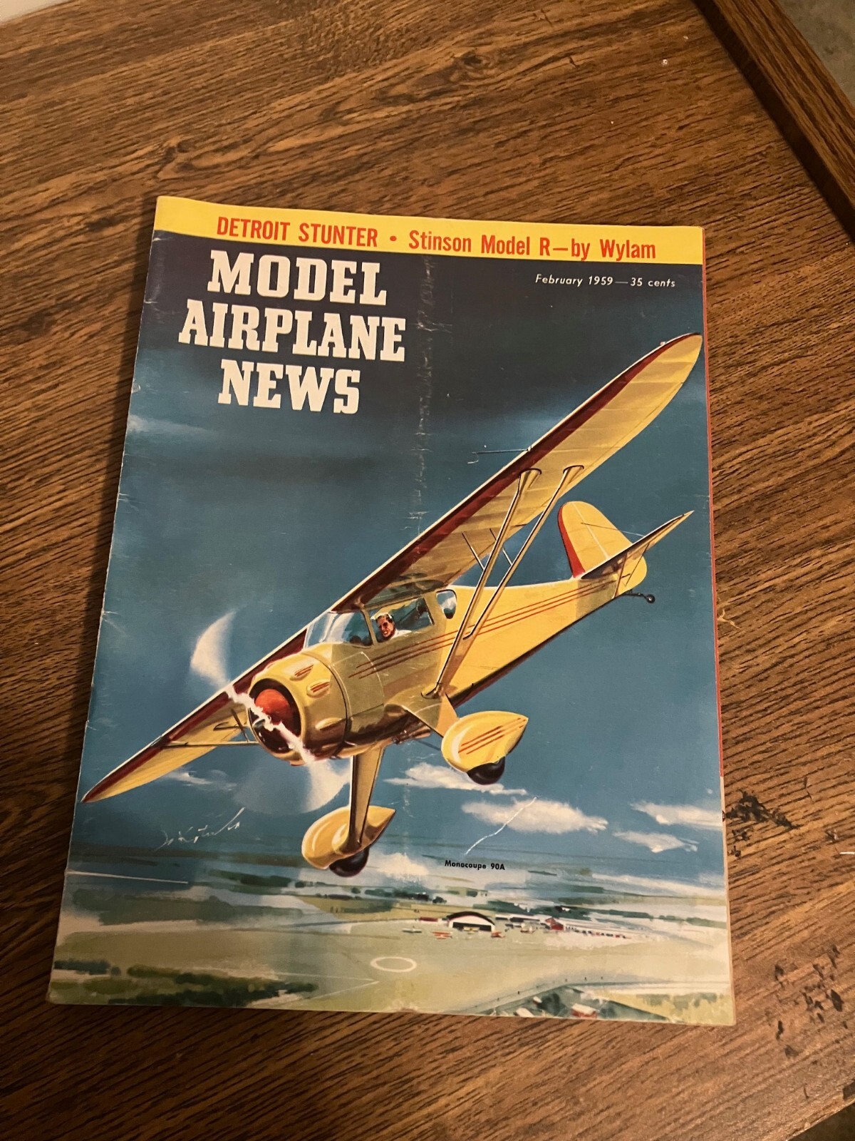 Vintage Back Issue of Model Airplane News Magazine - February 1959