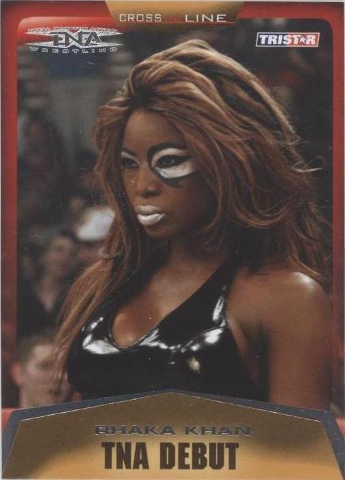 2008 TRISTAR TNA Wrestling Cross the Line - Rhaka Khan #13 - 1 of 1