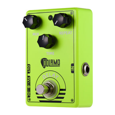 Dolamo D-14 Delay Electric Guitar Effect Pedal True Bypass 3 Control Knobs G9J9