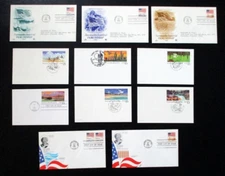 America The Beautiful First Day Of Issue Covers &  Postcards - 1981, 1988, 1989