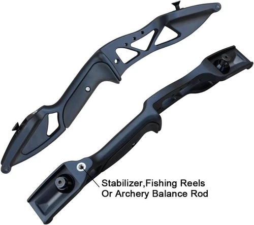 New 30-50lb Hunting Long bow Fishing Archery Takedown Recurve Bow Bowfishing Kit - Picture 21 of 32