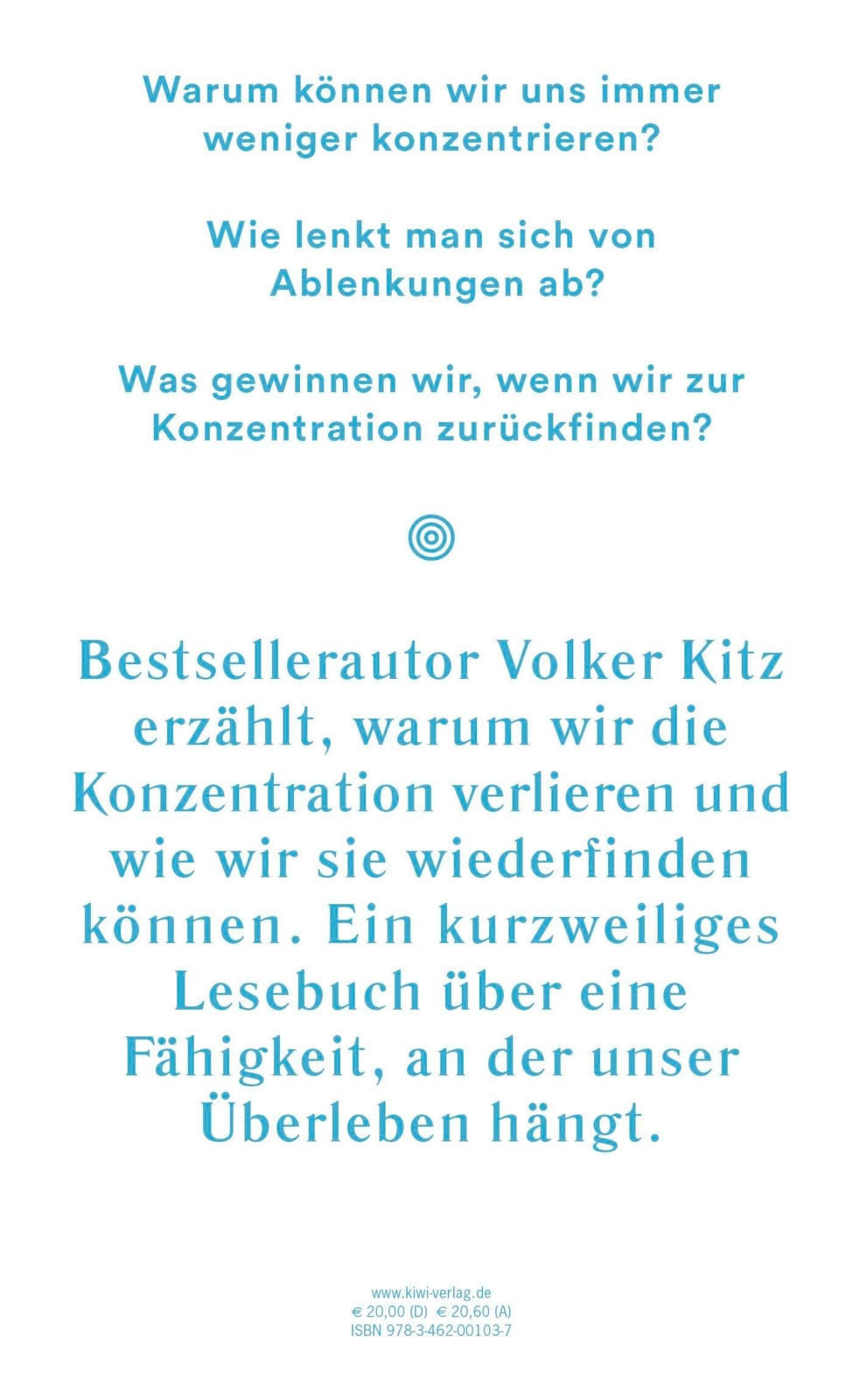Thumbnail - Konzentration | Volker Kitz | Warum Sie So Wertvoll Ist Und Wie Wir
