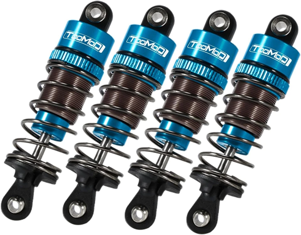 Aluminum Alloy Oil Shock Absorber Damper Set For Tamiya TT-01 / TT-02 RC Parts - Image 2 of 4