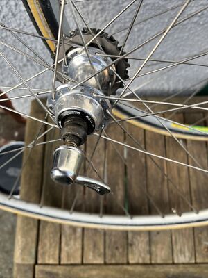 Mavic Mach2cd2 tubular rim　Duraace hub Mavic Mach 2 CD 2 Tubular Rim NOS