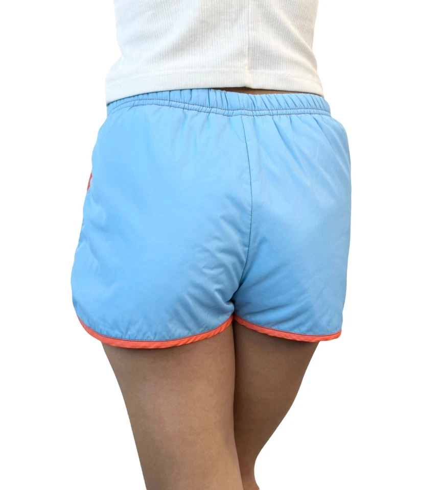CHANEL Sport Vintage 02S CC Logo Short Pants #36 Shorts Blue Orange Polyamide - Image 3 of 4