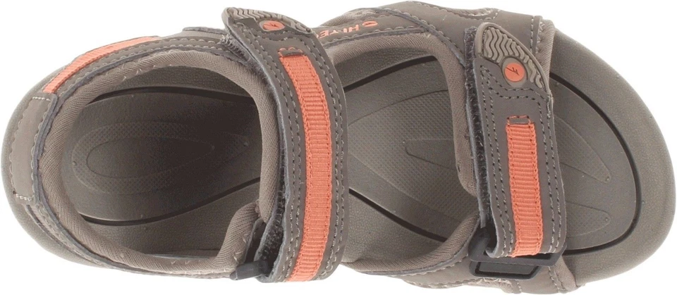 NUEVA Sandalia Hi-Tec Para Niños GT Correa CH Junior Gris-Gris Cálido-Melocotón Talla J10 Foto 3 de 4