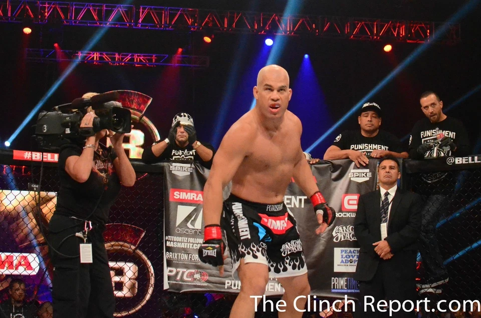 Pantalones Cortos de Lucha Bellator MMA 131 Firmados por Tito Ortiz Certificado de Autenticidad PSA/DNA UFC 73 Trunks Auto'd Foto 4 de 4