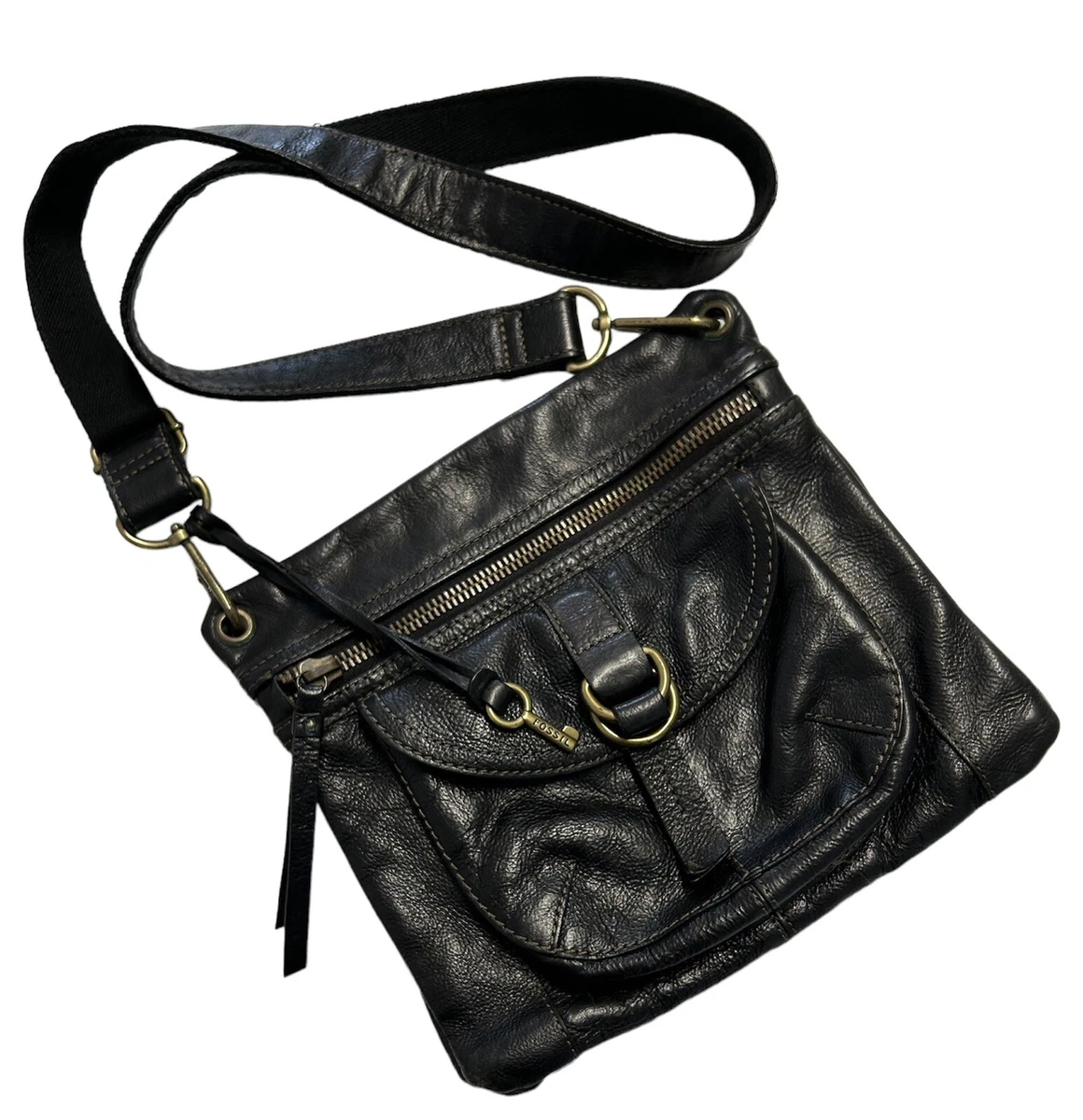 Sasha Black Crossbody Bags