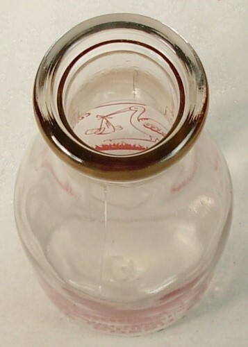 HAMM'S DAIRY WISCONSIN RAPIDS QUART MILK BOTTLE STORK PICTURE - Picture 5 of 5