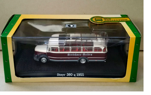 Die Cast Bus Steyr 380 Q 1955 Scale 1/72 Editions Atlas