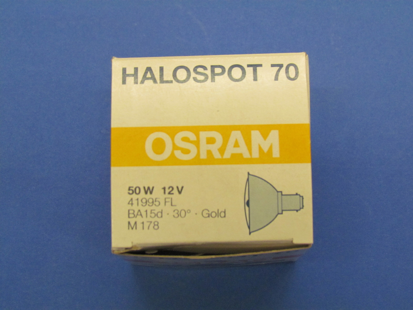Osram 004020 Ampoule BA15D 50W 510lm 12V 24° - Halospot 70 - 41990 FL | Leroy Merlin