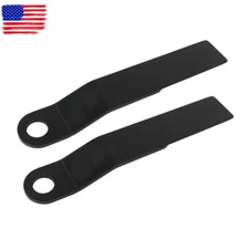 2pcs Heavy Duty AR400 Steel For Mower King Skidsteer Brush Hog Cutter Blades